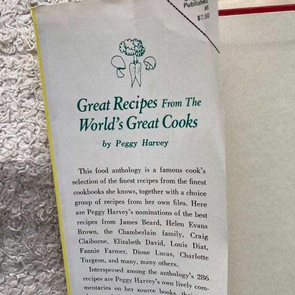 GREAT RECIPES -WORLD'S GREAT COOKS inc-Julia Child -James Beard -Craig Claiborne - Picture 3 of 14